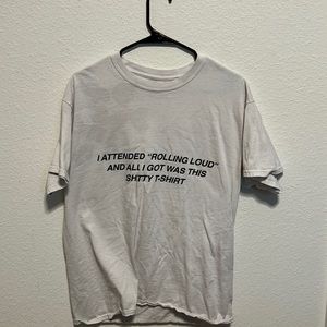 2018 Rolling Loud shirt.